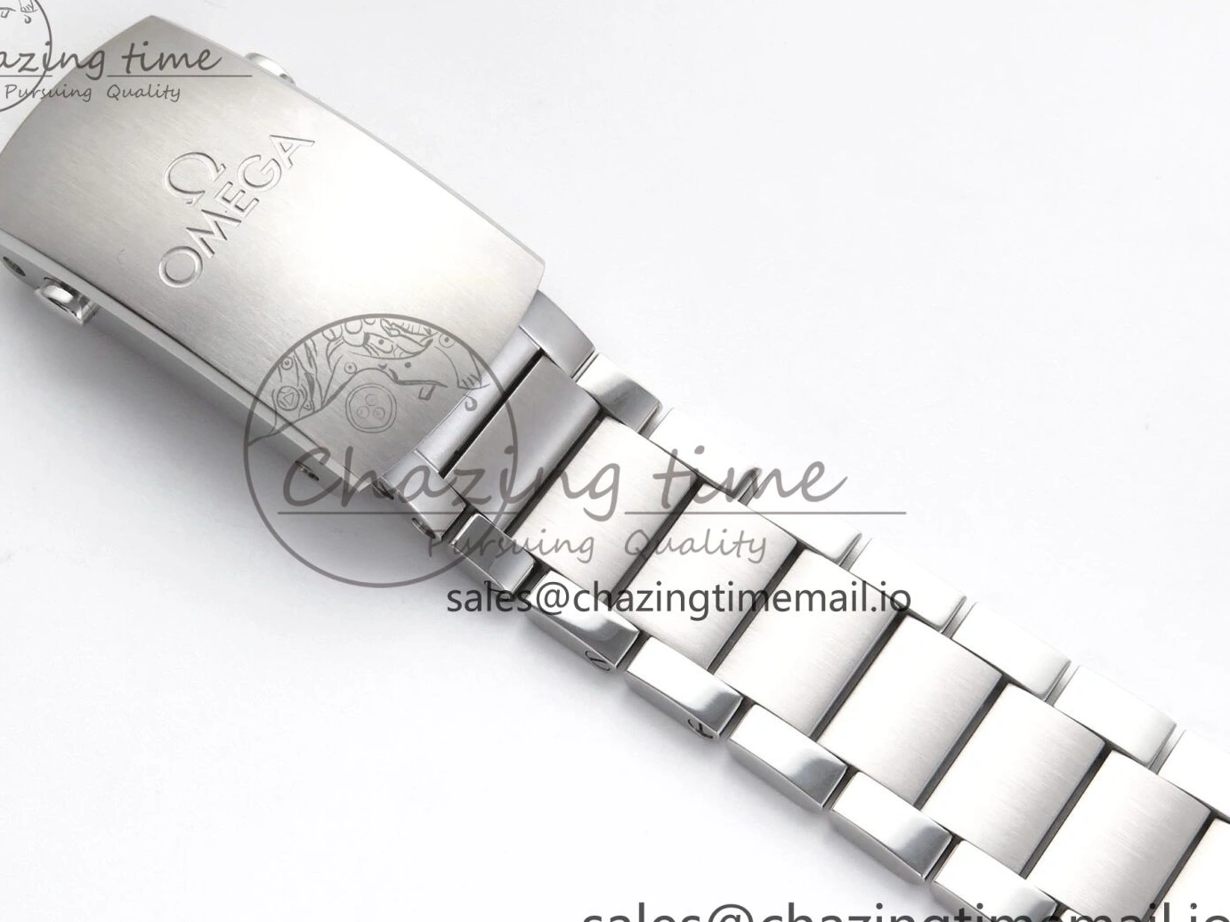 0401 Elegant Seamaster 300 Heritage SS VSF 1:1 Best Edition Blue Dial on SS Bracelet A 7701